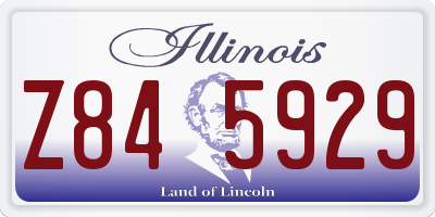 IL license plate Z845929