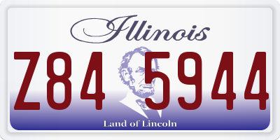 IL license plate Z845944