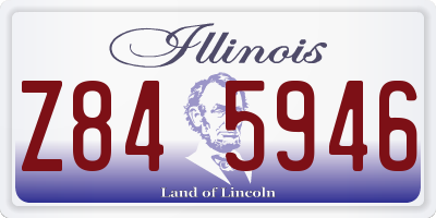 IL license plate Z845946