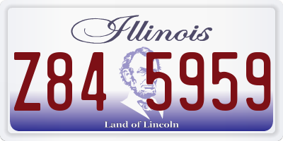 IL license plate Z845959