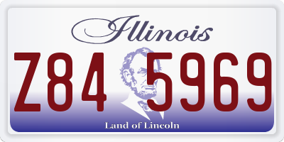 IL license plate Z845969