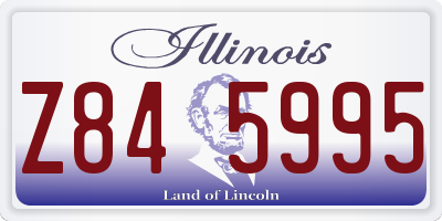IL license plate Z845995