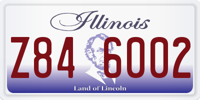 IL license plate Z846002