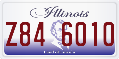 IL license plate Z846010