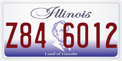 IL license plate Z846012