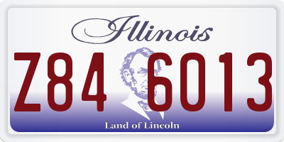 IL license plate Z846013