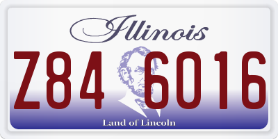 IL license plate Z846016