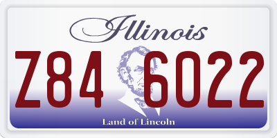 IL license plate Z846022