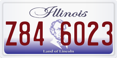 IL license plate Z846023