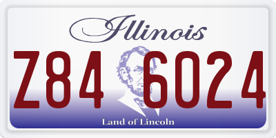 IL license plate Z846024