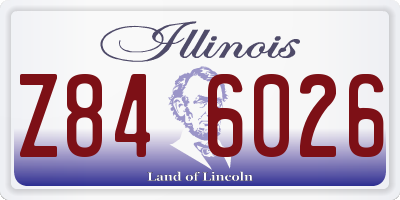 IL license plate Z846026