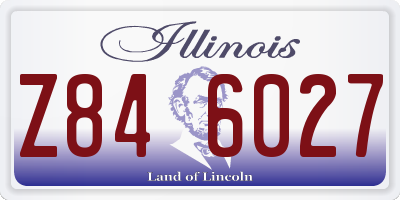 IL license plate Z846027