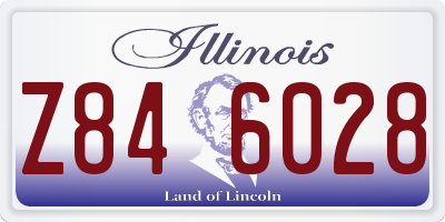IL license plate Z846028