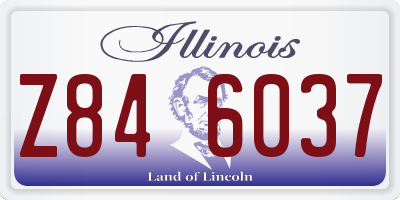 IL license plate Z846037