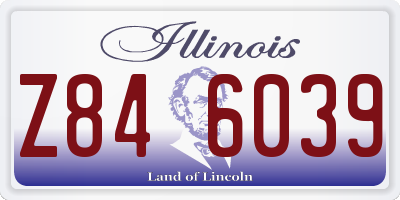 IL license plate Z846039