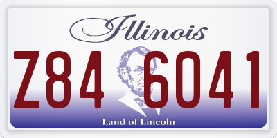 IL license plate Z846041