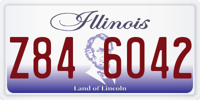 IL license plate Z846042