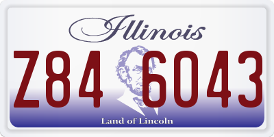 IL license plate Z846043