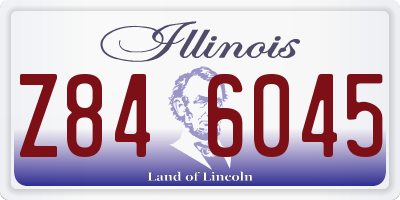 IL license plate Z846045