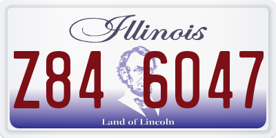 IL license plate Z846047