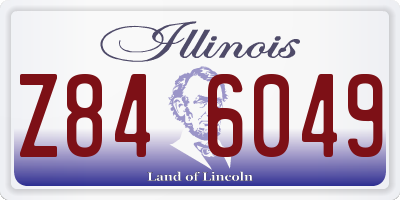 IL license plate Z846049