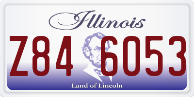 IL license plate Z846053