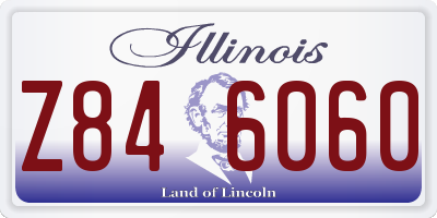 IL license plate Z846060