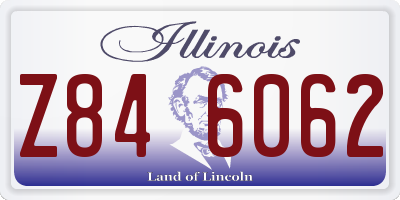 IL license plate Z846062