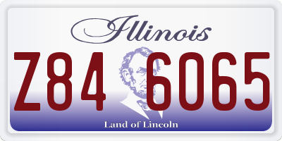 IL license plate Z846065