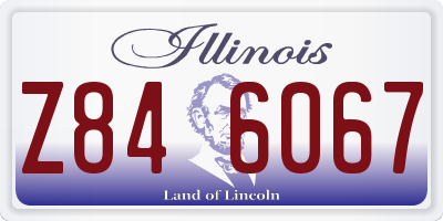 IL license plate Z846067