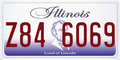 IL license plate Z846069
