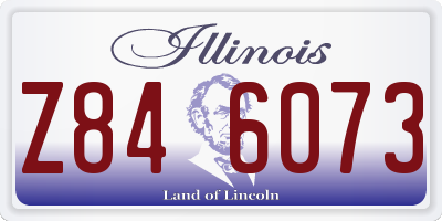 IL license plate Z846073