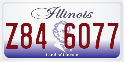 IL license plate Z846077