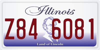 IL license plate Z846081