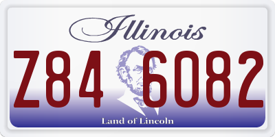 IL license plate Z846082