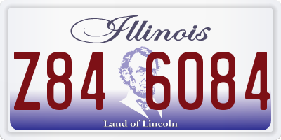 IL license plate Z846084