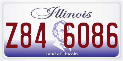 IL license plate Z846086