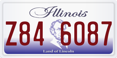 IL license plate Z846087