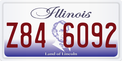IL license plate Z846092