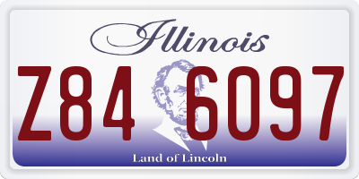 IL license plate Z846097