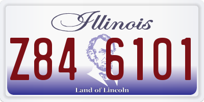 IL license plate Z846101