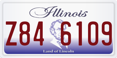 IL license plate Z846109