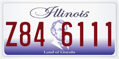IL license plate Z846111