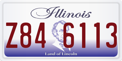 IL license plate Z846113