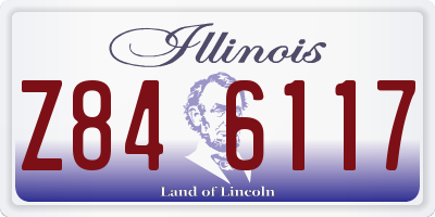 IL license plate Z846117