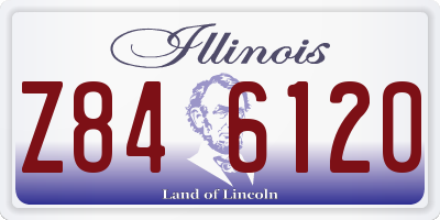 IL license plate Z846120