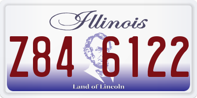 IL license plate Z846122