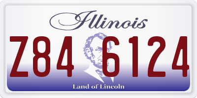 IL license plate Z846124