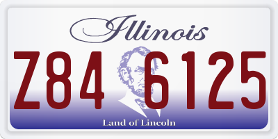 IL license plate Z846125