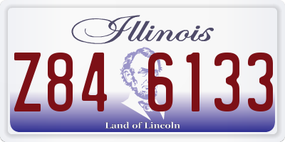 IL license plate Z846133